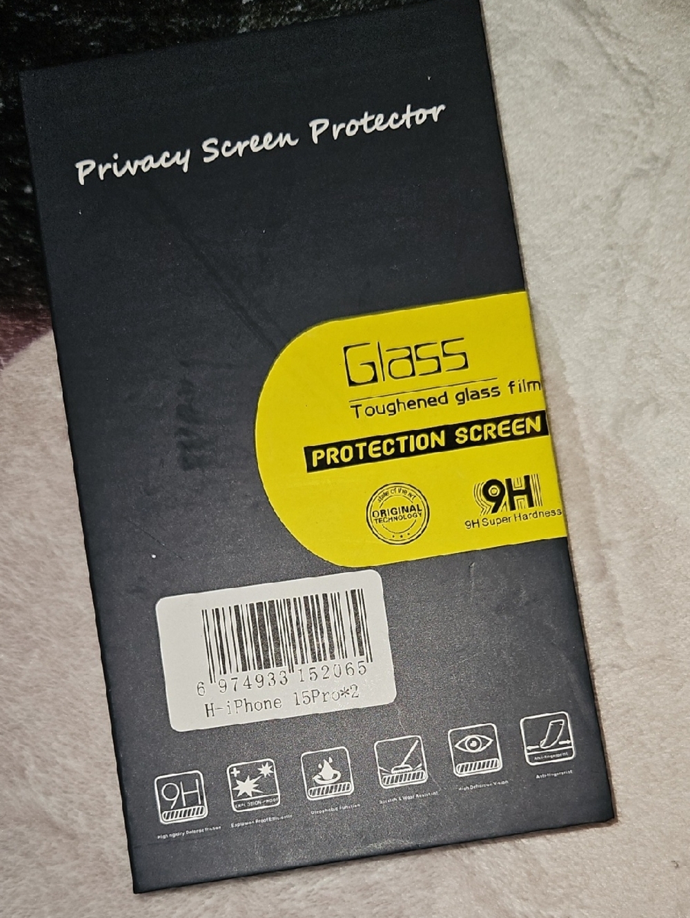 Privacy Screen Protector Tempered Glass